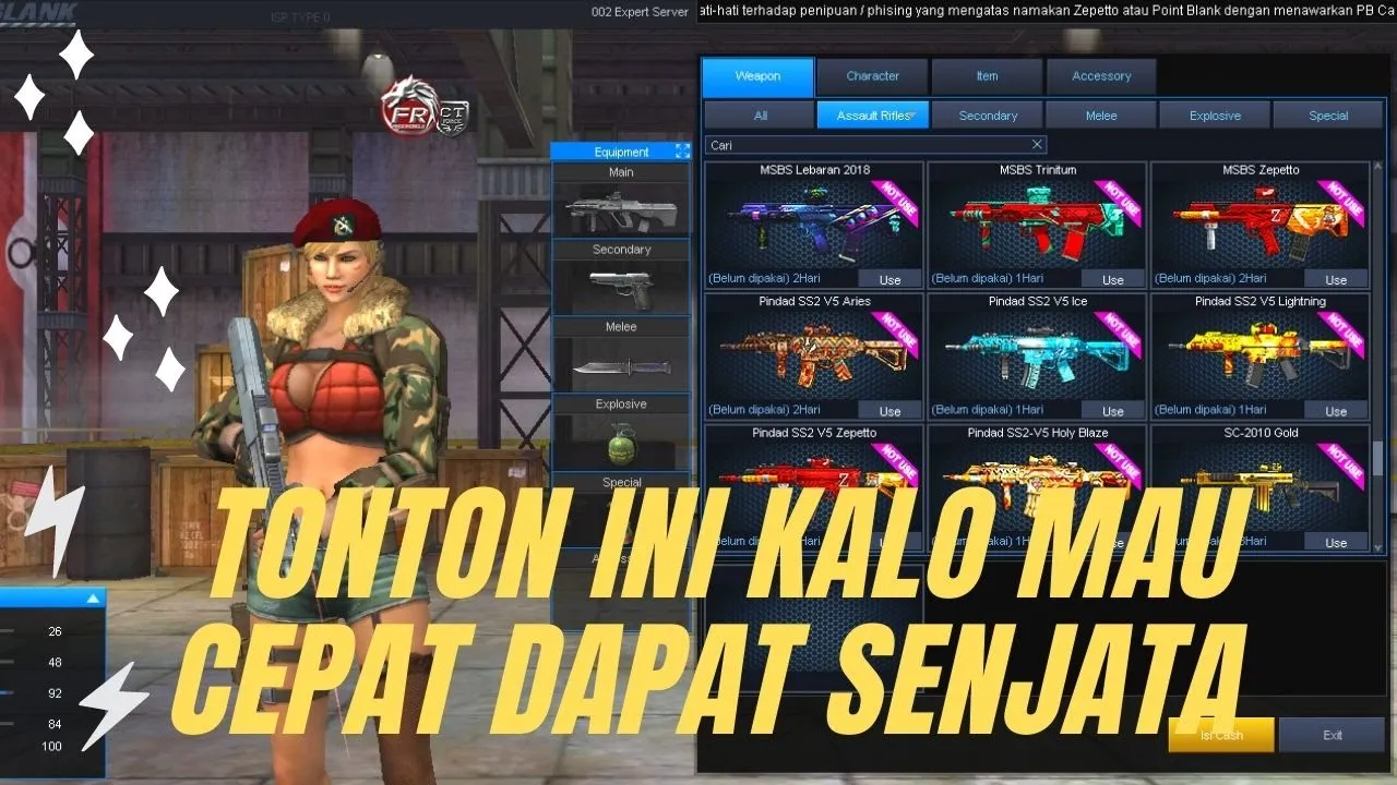 ADA KUPON GRATIS DI POINT BLANK APP