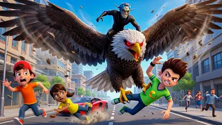 can kicko survive the attack of the giant eagle kicko and super speedo cartoon