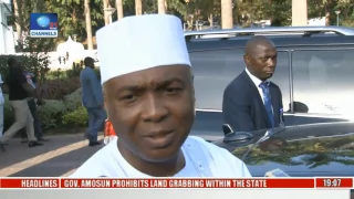 politics today vp osinbajo saraki dogara in close door meeting