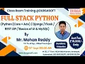 FULL STACK PYTHON Class Room Training DURGASOFT