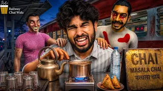 I became a Railway Chaiwala 😂(Railway Chaiwala)