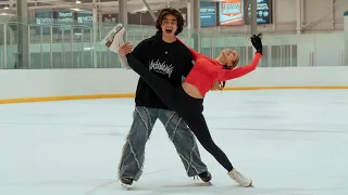 PATINAR NO GELO NÃO ERA O QUE ESPERAVA...