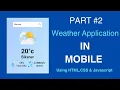 Building a Dynamic Weather App with HTML CSS and JavaScript Web Development Tutorial