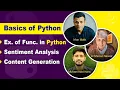 Basics of Python - Part 3
