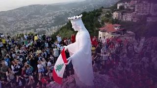 بمناسبة ختام الشهر المريمي    مسيرة الى سيدة لبنان حريصا مع الاب شربل جعجع دندنها