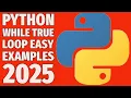 Python While True Loop Explained with 3 Easy Code Examples 2025
