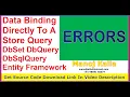 Data Binding Directly To A Store Query DbSet DbQuery DbSqlQuery Entity Framework