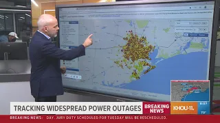 Nearly 500 000 residents with out power across Houston area