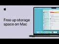 How to free up storage space on Mac Apple Support