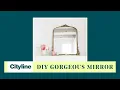 How to DIY an Anthropologie mirror dupe