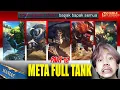 Lagu META FULL TANK PART 12 MELAWAN MUSUH MODE RAYAP - Mobile legends