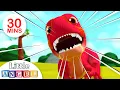 Download Lagu Baby T-Rex - Dinosaurs Song | Kids Songs \u0026 Nursery Rhymes Little Angel