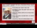 Gray County Sheriff Michael Ryan died Friday night