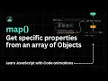 Get specific properties from an array of Objects in JavaScript
