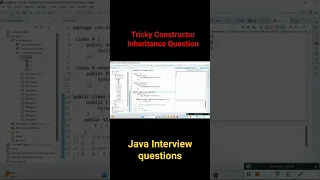 Tricky constructor Inheritance question Java Interview Question