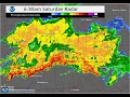 June 18-19 Severe Storms and Flooding Radar Loop 5 AM - 11 AM EDT