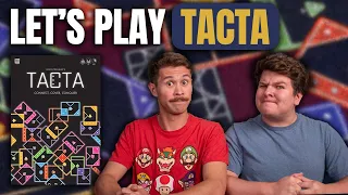 Tacta When Art Meets Competition Head To Head Battle Board Game Playthrough 