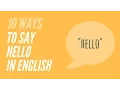 Download Lagu 10 Ways to say Hello in English