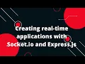 Express NodeJS Tutorial in Hindi Creating real-time applications with Socket io and Express js