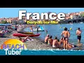4k BEACH WALK France Bikini beach walk TRAVEL