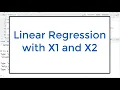 2 5 Multiple Linear Regression in R Two X Variables Visualizing The Data in R