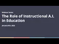 Packback Webinar ChatGPT and its Effect on Education Featuring Michelle Barton