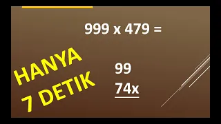 Perkalian  Super Cepat 7 Detik Paman APiQ