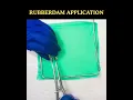 Rubber Dam Application in 40 Seconds Rubber dam placement