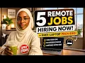 5 Remote Jobs Hiring Now FREE Laptop Provided No Experience Apply