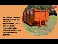 Dumpster Rental Service in Elk Grove CA - Reliable Dumpster Service