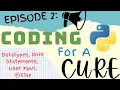 Coding For A Cure Episode 2 Datatypes Print Statements User Input and Statements