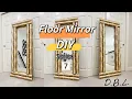 How to DIY Large Floor Mirror-7 Plastic Cup Hack Walmart Mirror Hack Dollar Tree Hack