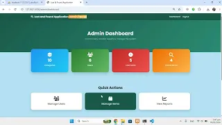 AI-Based Lost Found Web Application Python Flask Image Matching Computer Vision Project Demo