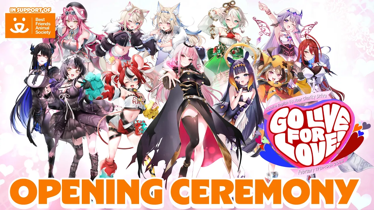 【GO LIVE for LOVE!】HoloEN Charity Drive Opening Ceremony!!! #calliolive #GOLIVEforLOVE