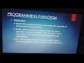 UNIT - I Programming paradigm procedure programming paradigm object oriented programming paradigm