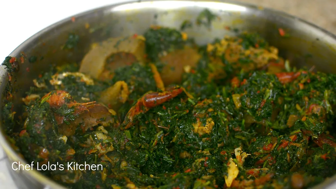 How to Make Nigerian Efo Riro - Nigerian Vegetable Soup