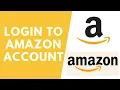How to Login to your Amazon Account Amazon com login 2026