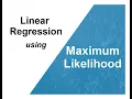 Bayesian Inference 3 Linear Regression using Maximum Likelihood