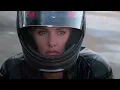 Baywatch Girl rides Motorcycle
