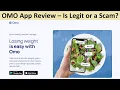 OMO App Weight Loss Review Is Legit or a Scam