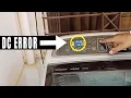 Samsung washing machine DC error
