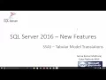 SQL Server 2016 New Feature Series - SSAS