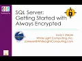 SQL Server Getting Started With Always Encrypted
