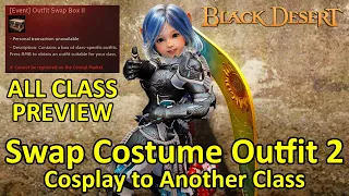 Outfit Swap Box 2 Cosplay to Another Class All Class Outfit Black Desert Online Costume