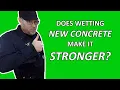 Should You Wet Cure New Concrete