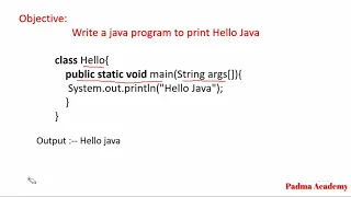 Hello Java Write a java program to print Hello