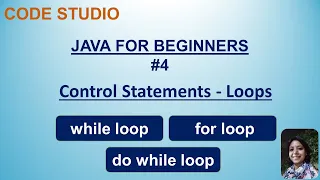 Java For Beginners in Hindi - while do while for loop break continue command with practical
