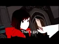 Homophobic Ruby is uncomfortable around Weiss