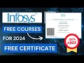 Free Online Courses Certifications by Infosys Springboard 2025 100 FREE