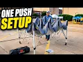EASY One Man Setup Crown Shades 10x10 Pop Up Canopy